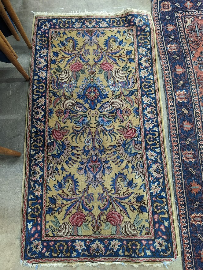 A North West Persian rug, 140 x 76cm
